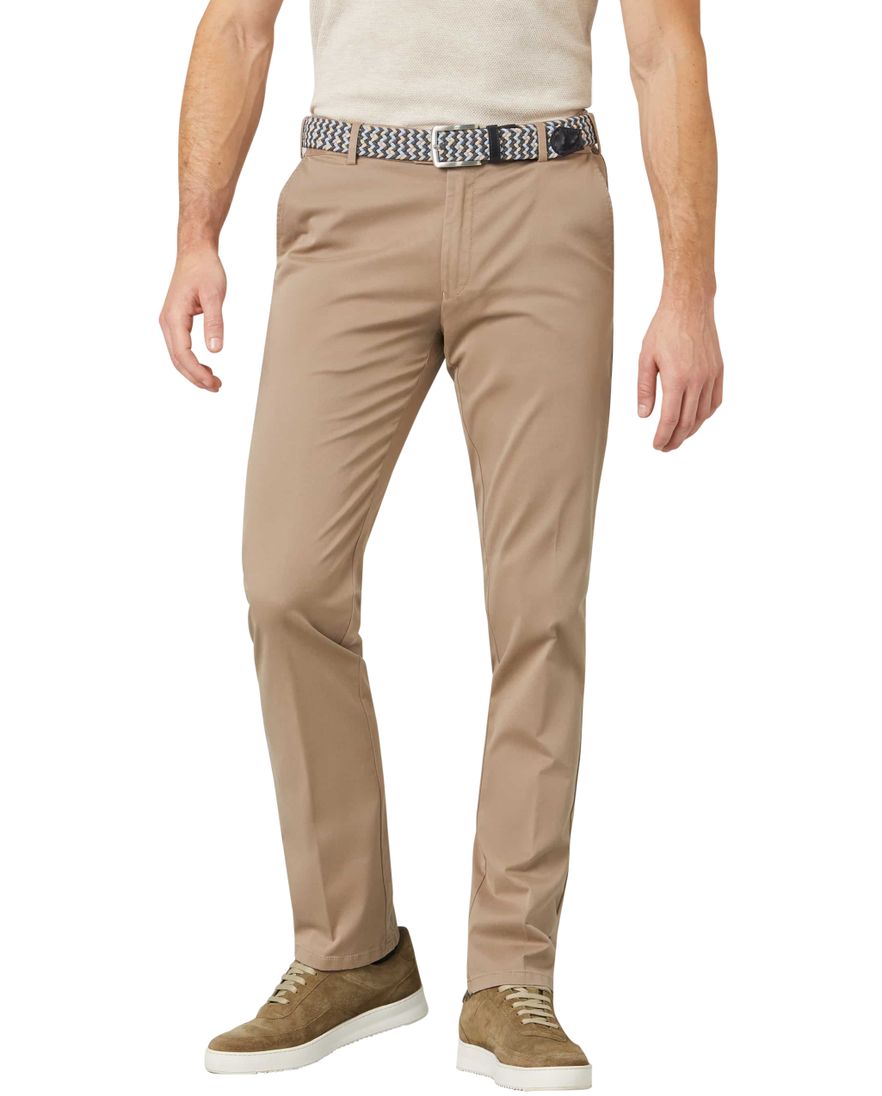 Meyer Pantalon katoen camel OSLO