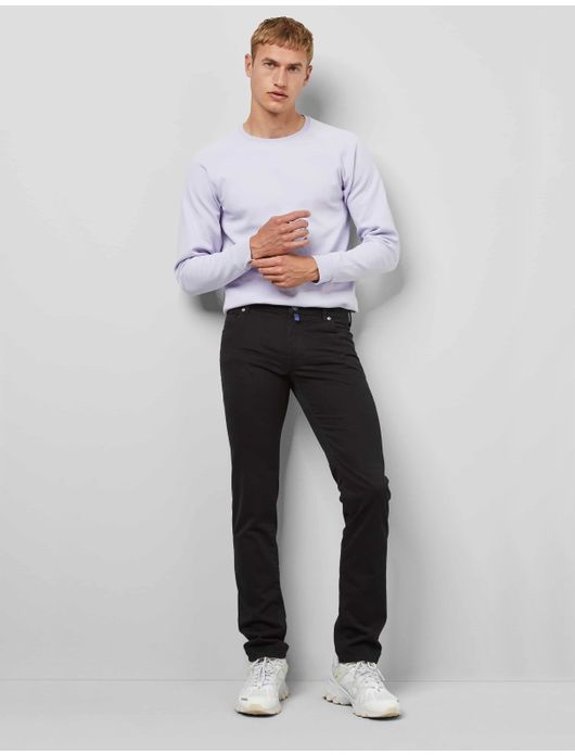 Meyer Pantalon katoen zwart M|5 SLIM Art.9-6106-09