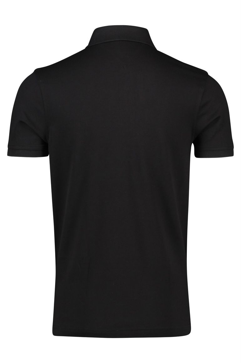 Tommy Hilfiger Big & Tall poloshirt zwart Slim Fit