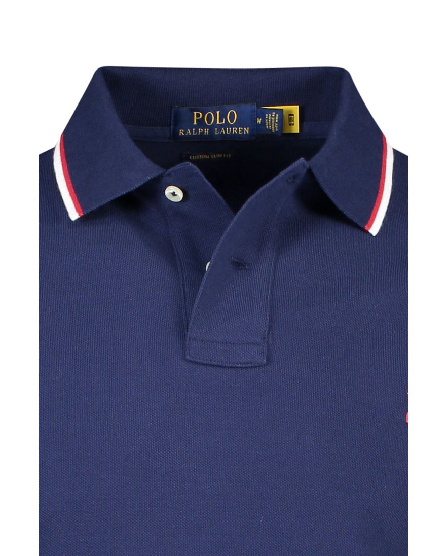 Polo Ralph Lauren polo normale fit donkerblauw effen