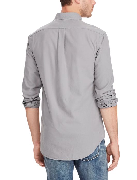 Ralph Lauren overhemd Slim Fit grijs