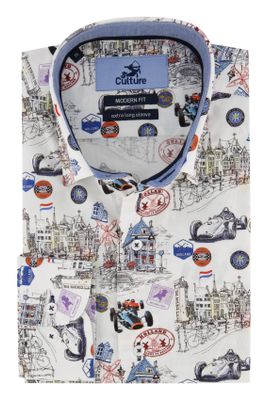 Laatste items Culture overhemd mouwlengte 7 Holland print