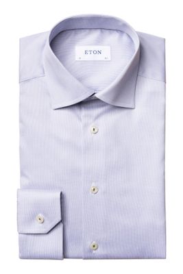 Eton Grijs overhemd Eton Contemporary Fit