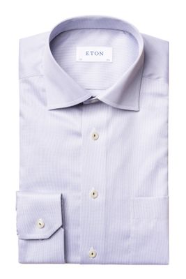 Eton Grijs overhemd Eton Classic Fit
