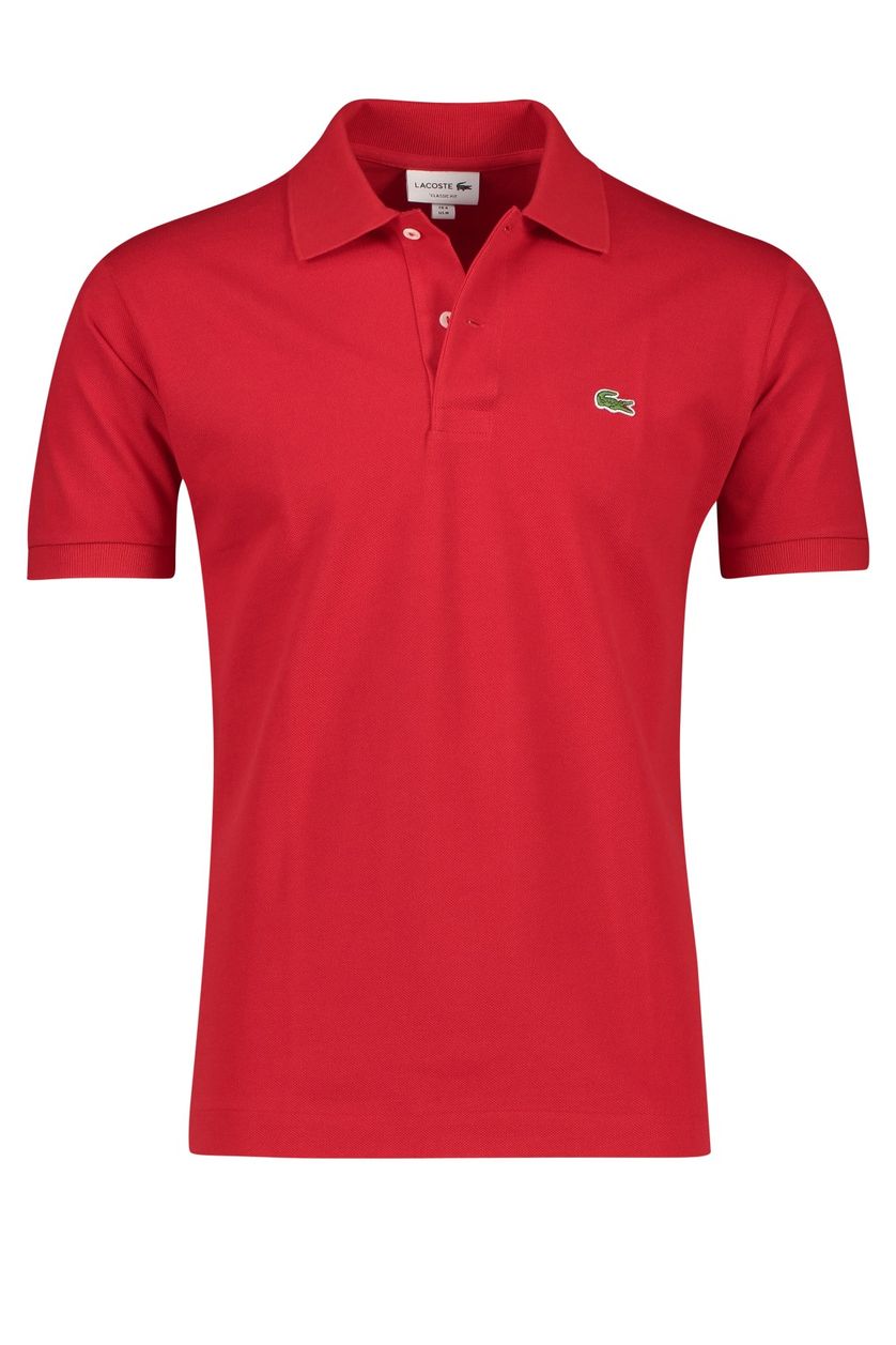 Lacoste poloshirt Classic Fit rood