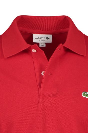 Rode polo Lacoste Classic Fit