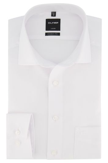 Strijkvrij overhemd Olymp wit Modern Fit