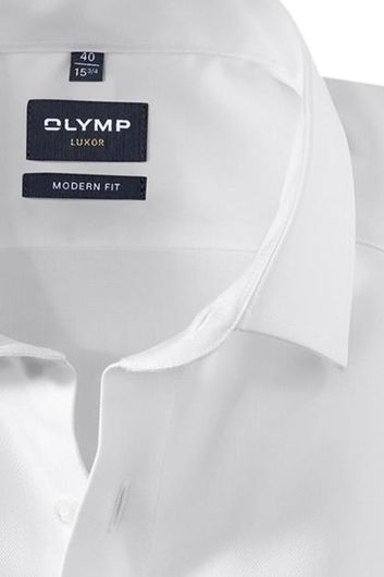Strijkvrij overhemd Olymp wit Modern Fit