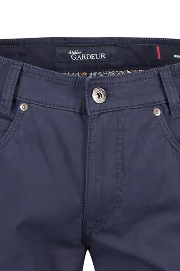 5-pocket Gardeur Bill-3 modern fit donkerblauw katoen