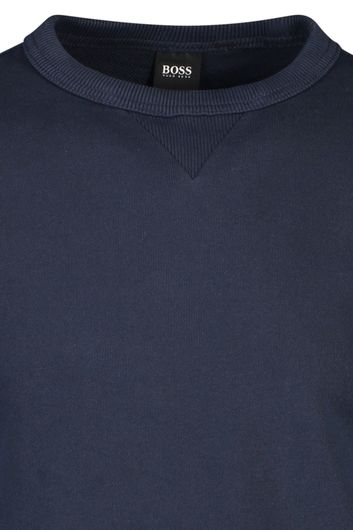 Hugo Boss trui ronde hals donkerblauw