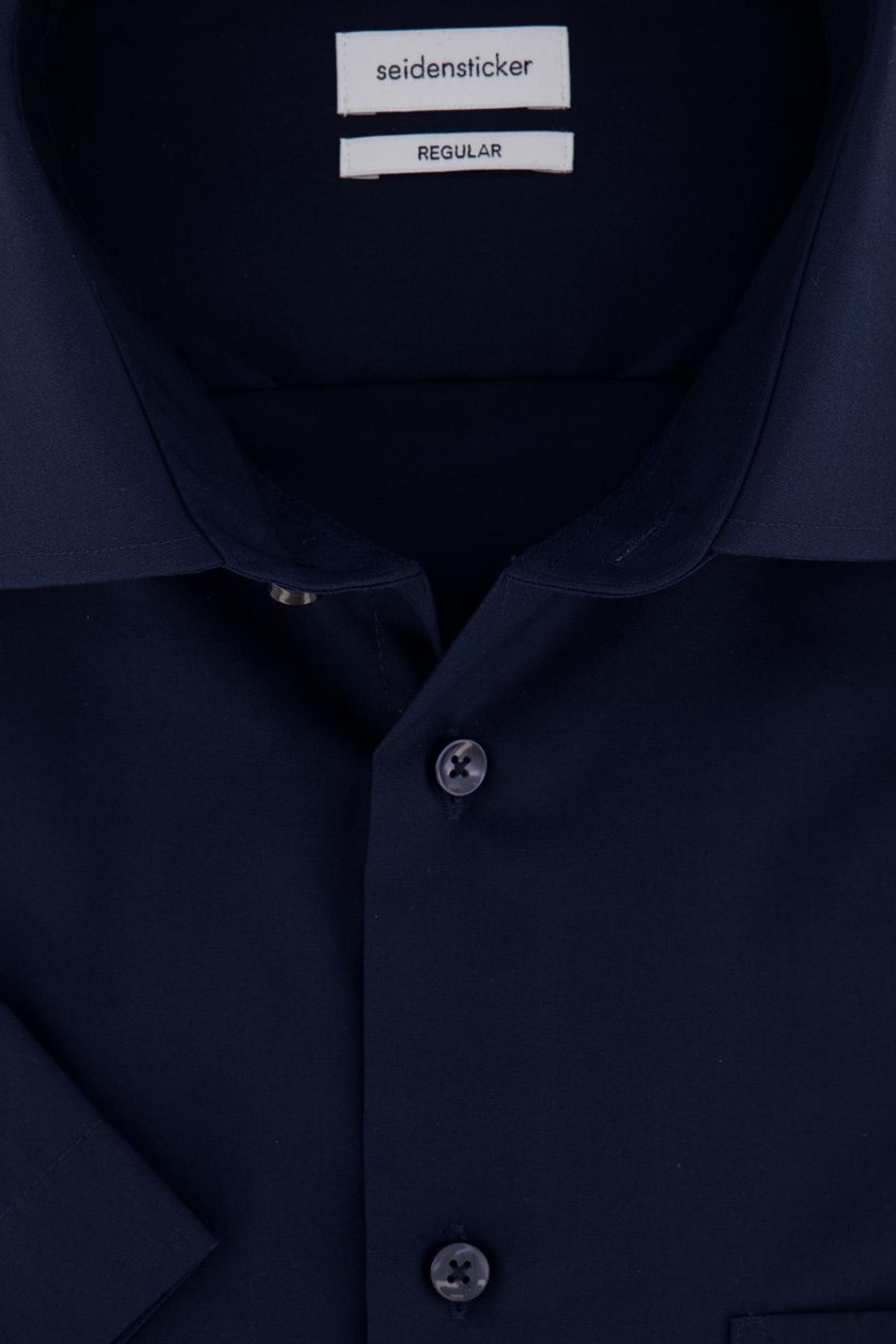 Seidensticker overhemd Regular Fit donkerblauw