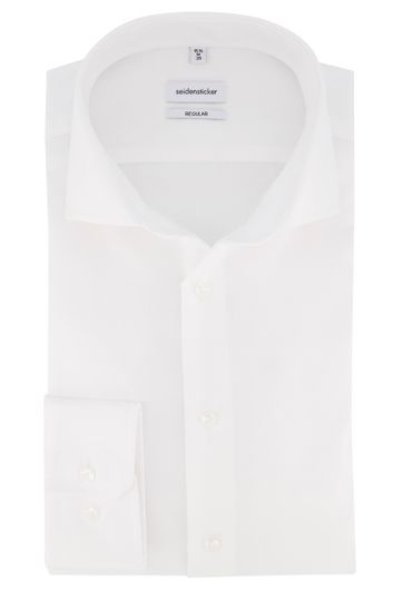 Overhemd Seidensticker Regular Fit wit strijkvrij