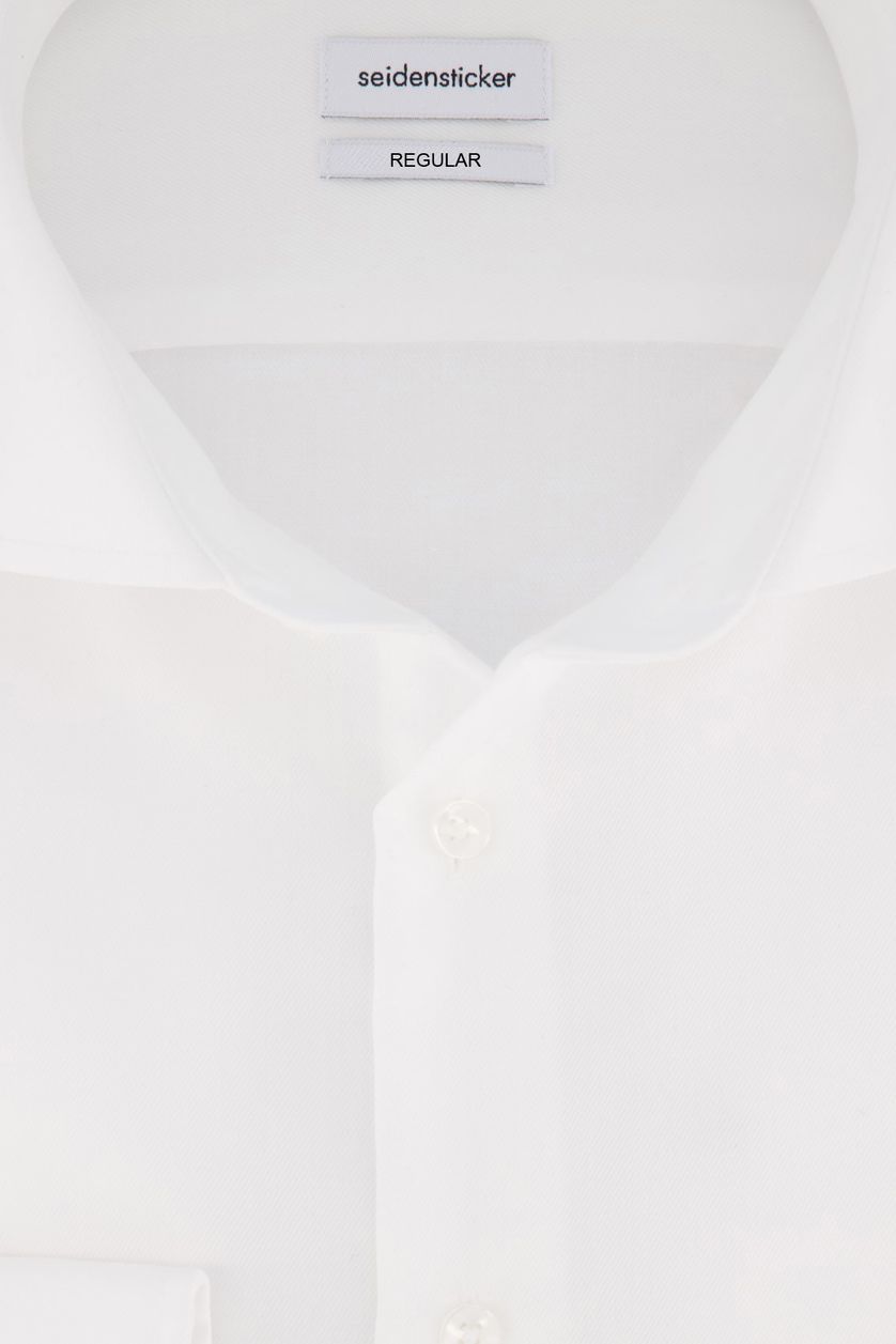 Wit overhemd Seidensticker strijkvrij Regular Fit