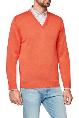 Maerz Maerz pullover oranje v-hals