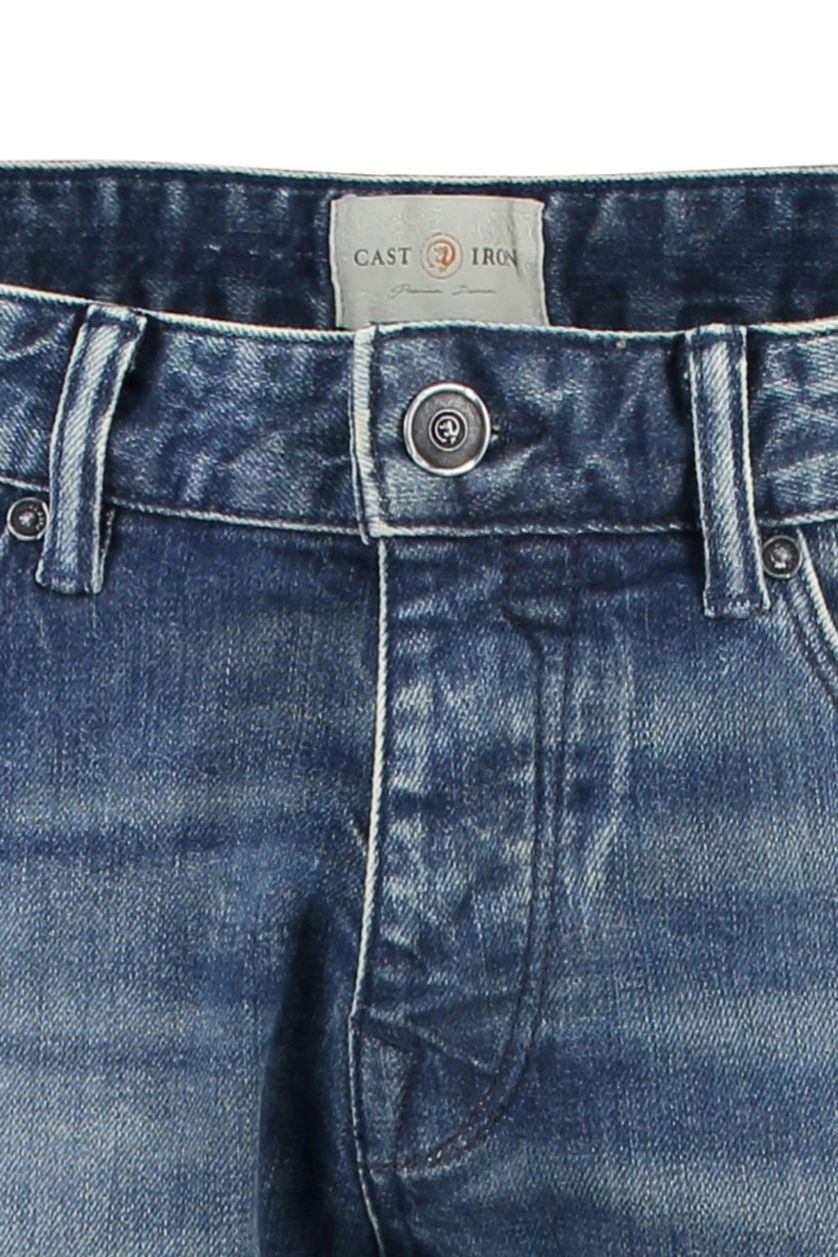 Jeans Cast Iron blauw Cope Tapered