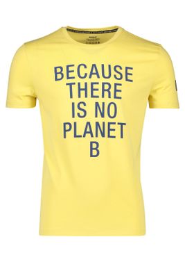 Laatste items Ecoalf t-shirt geel 'Natal Because Classic'