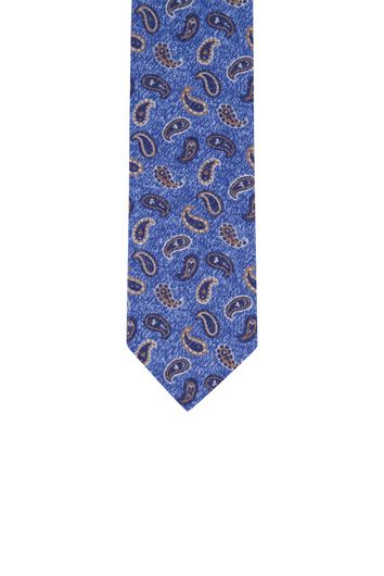 Paisley stropdas Hemley donkerblauw