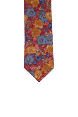 Laatste items Hemley stropdas rood bloemen zijde