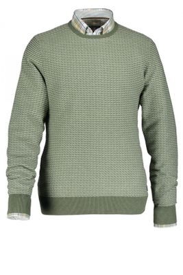 State of Art Pullover State of Art groen structuur