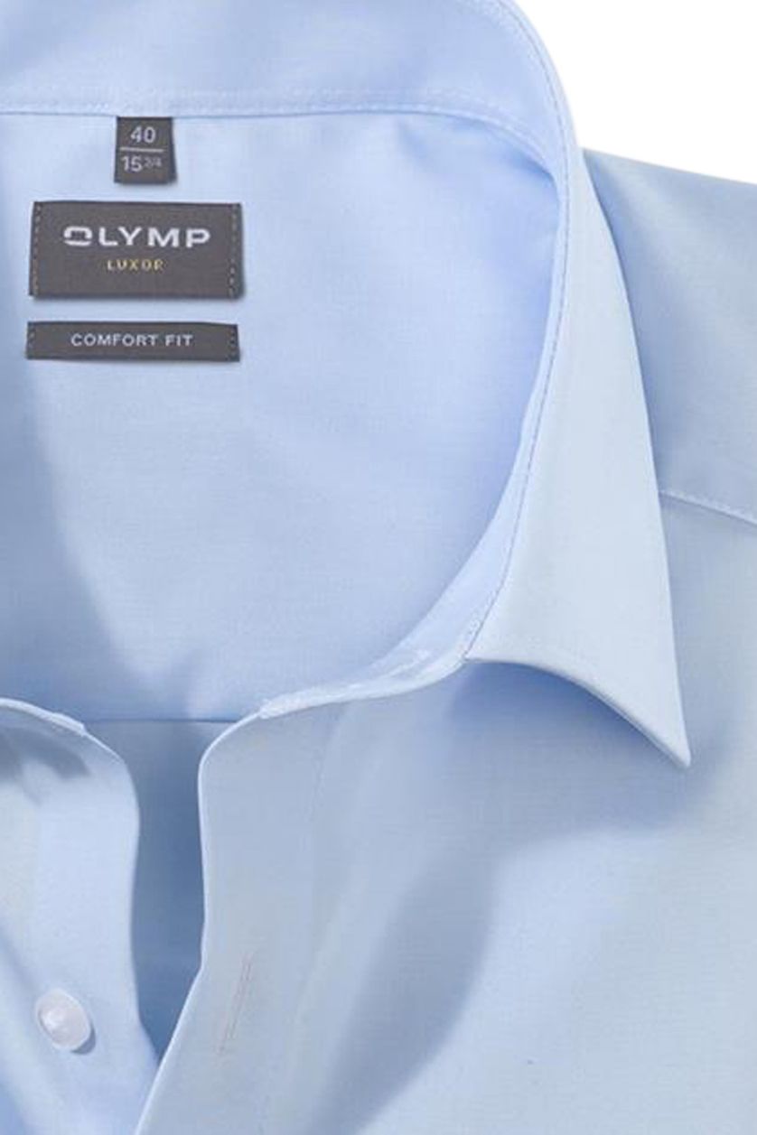 Korte mouw overhemd Olymp lichtblauw Comfort Fit