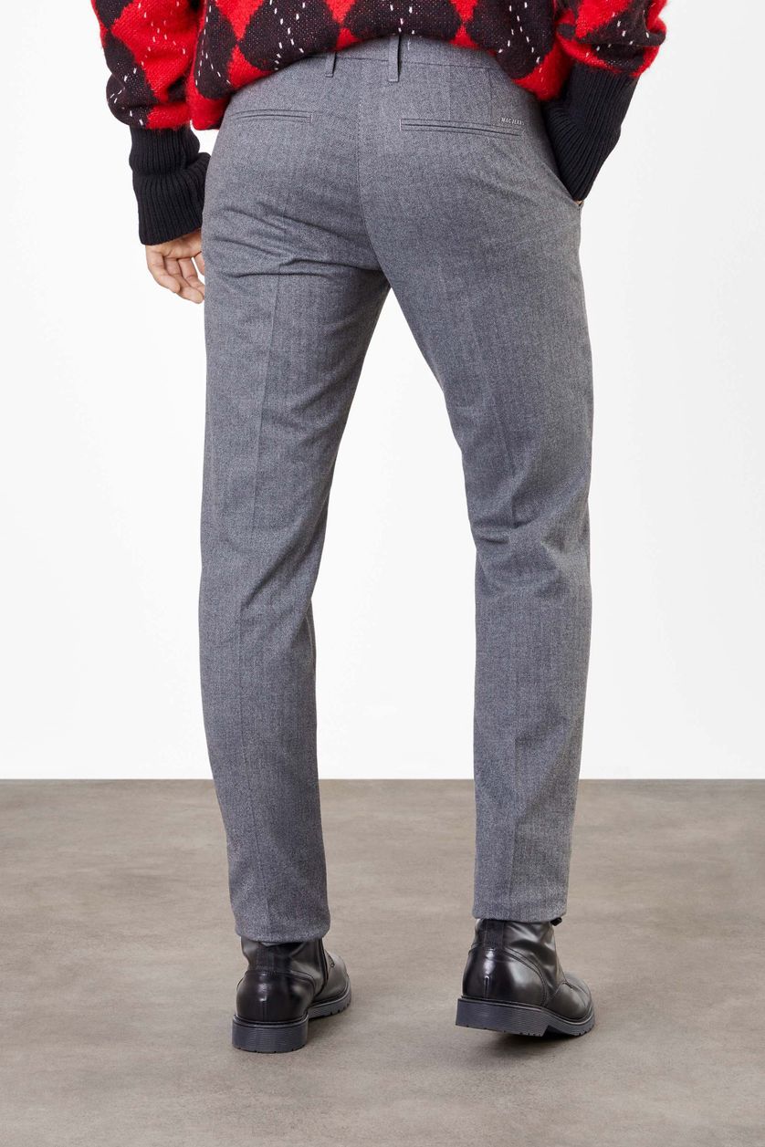 MAC pantalon Lennox flatfront grijs
