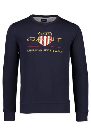 Sweater donkerblauw Gant Archive Shield