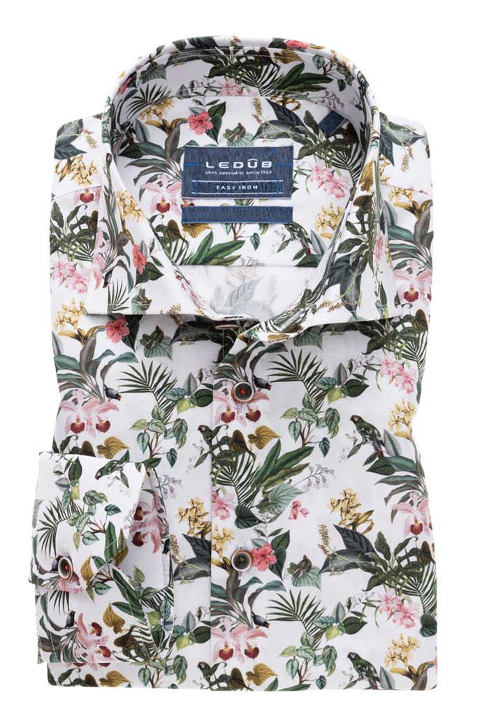 Overhemd Ledub bloemenprint