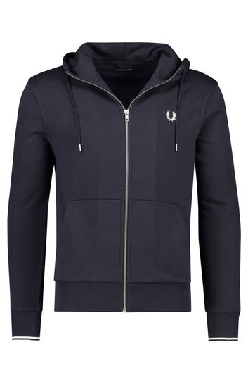 Sweatvest donkerblauw Fred Perry