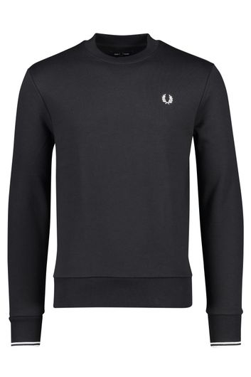 Fred Perry trui zwart ronde hals