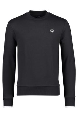 Fred Perry Fred Perry trui zwart ronde hals