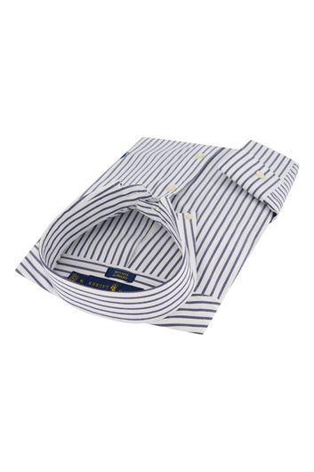 Polo Ralph Lauren business overhemd normale fit wit gestreept katoen