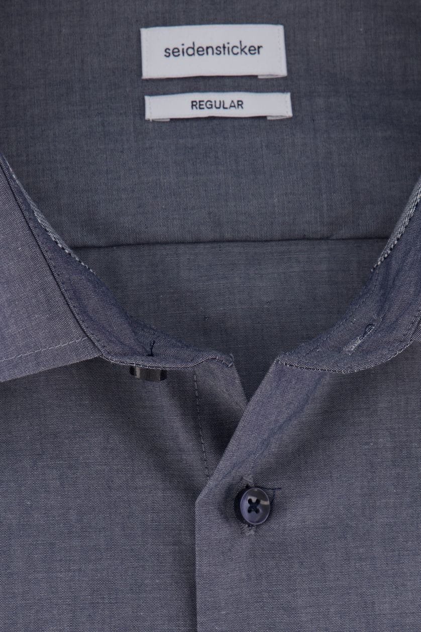 Seidensticker Regular Fit overhemd grijs