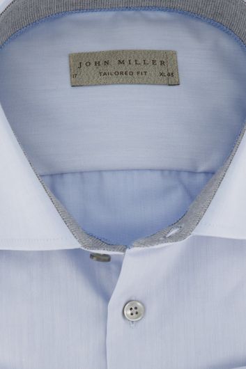 John Miller overhemd lichtblauw tailord fit