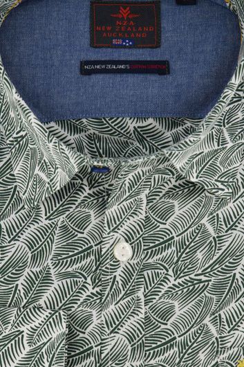 NZA shirt Catlins groen geprint