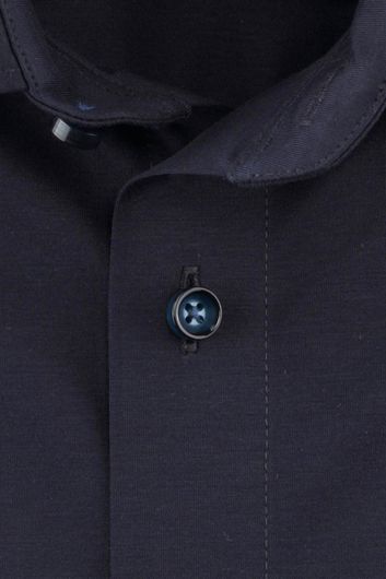 Overhemd Olymp donkerblauw Modern Fit strijkvrij