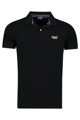Superdry Superdry polo Classic zwart