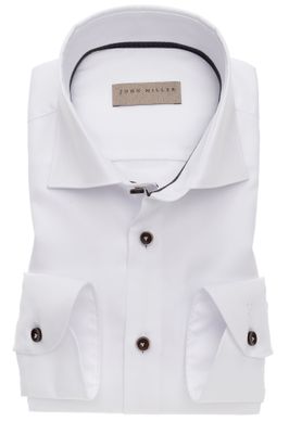 John Miller John Miller overhemd Tailored Fit wit mouwlengte 7