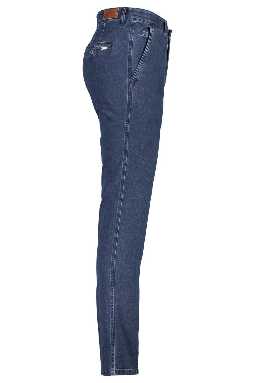 M.E.N.S. chino Madison jeans blauw zonder omslag