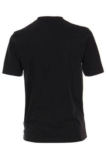 Casa Moda T-shirt zwart katoen