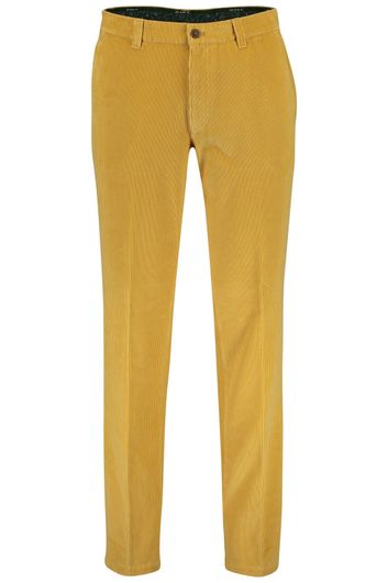 M.E.N.S. Madison pantalon geel geribt