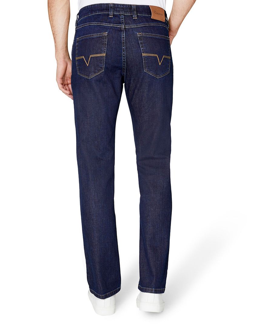 Gardeur jeans navy 5-pocket effen denim