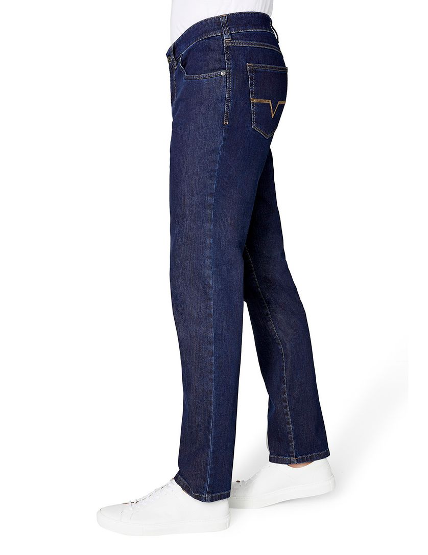 Gardeur jeans navy 5-pocket effen denim