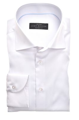John Miller Overhemd John Miller Tailored Fit wit strijkvrij