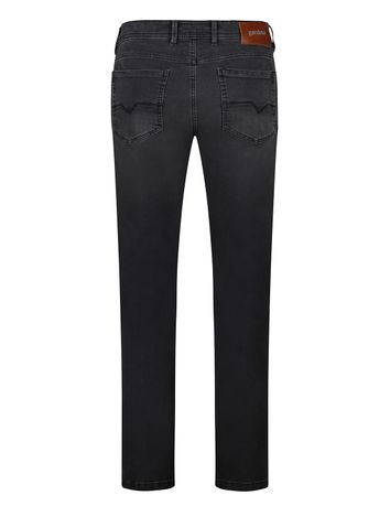 Gardeur jeans zwart effen denim 5-pocket