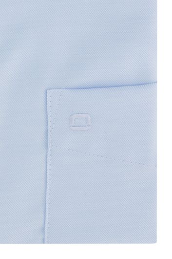 Olymp business overhemd  normale fit lichtblauw effen katoen