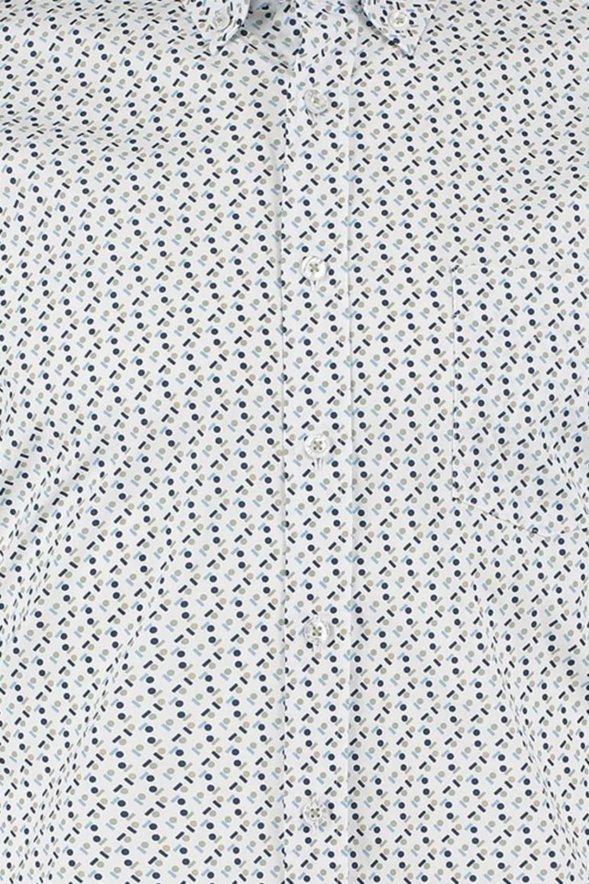 Geprint State of Art overhemd katoen