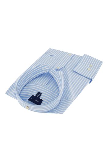 Gant casual overhemd normale fit lichtblauw gestreept katoen