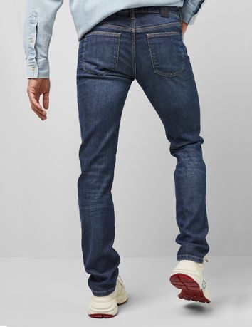 Meyer nette jeans blauw effen denim slim fit