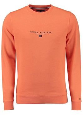 Tommy Hilfiger Sweater Tommy Hilfiger oranje met logo