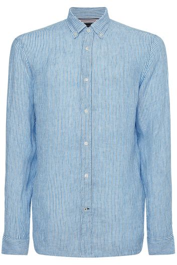Shirt Tommy Hilfiger blauw streep linnen